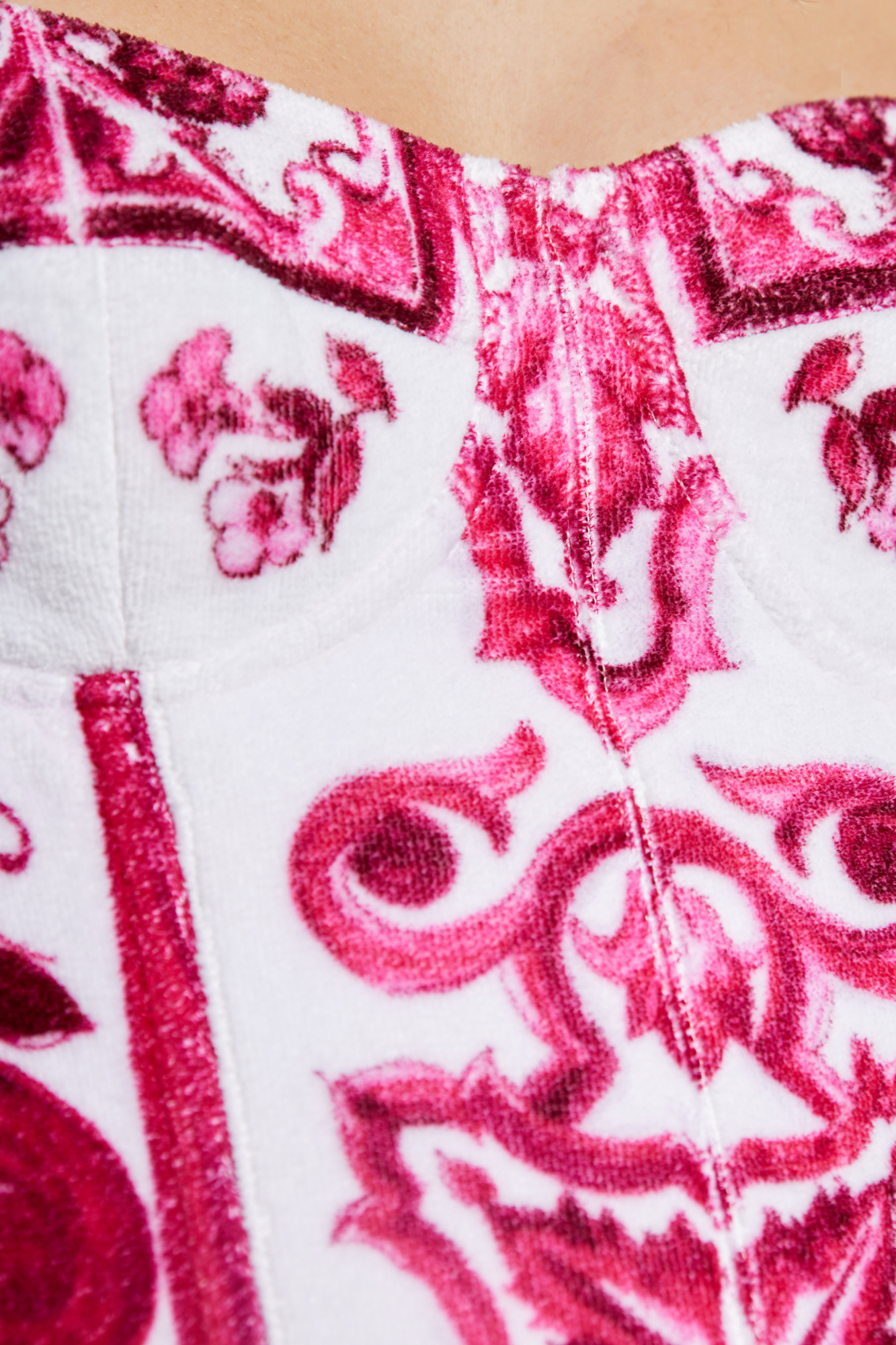 DOLCE & GABBANA 花柄刺繍ドレス ピンク Branded floral cordonetto lace sheath dress in Pink for